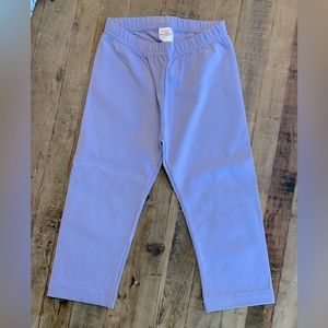 New Without Tags Hanna Anderson CROPPED Pants size 6 Girls in purple